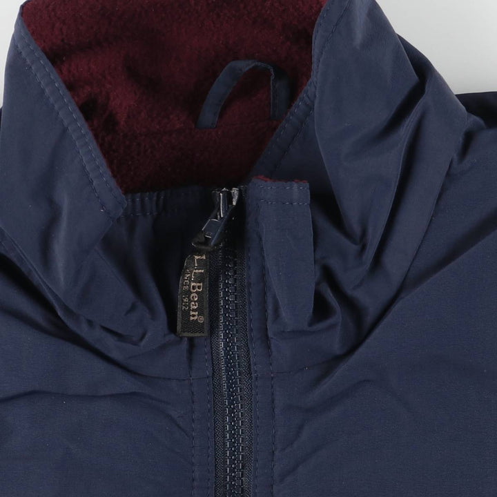 90'S LLBean Three-Season Jacket, Men's Size Medium, Vintage Nylon navy blue type Vintage Second Hand