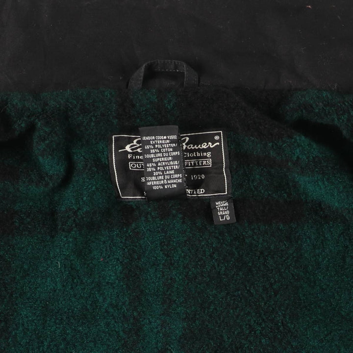 2000'S Eddie Bauer Mountain Jacket, Shell Jacket, Men's Size L polyester black type Vintage Second Hand
