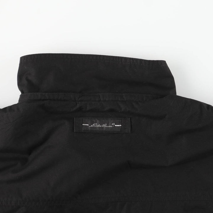 2000'S Eddie Bauer Mountain Jacket, Shell Jacket, Men's Size L polyester black type Vintage Second Hand