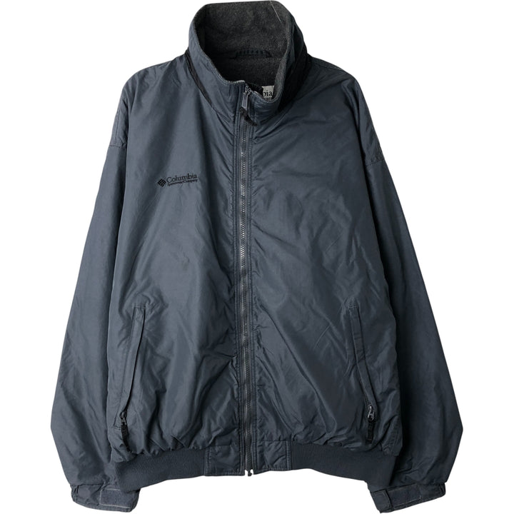 90s-00'S Vintage Columbia Men's Windbreaker, Size L unclear Charcoal Vintage Second Hand