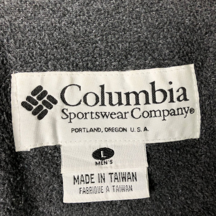 90s-00'S Vintage Columbia Men's Windbreaker, Size L unclear Charcoal Vintage Second Hand