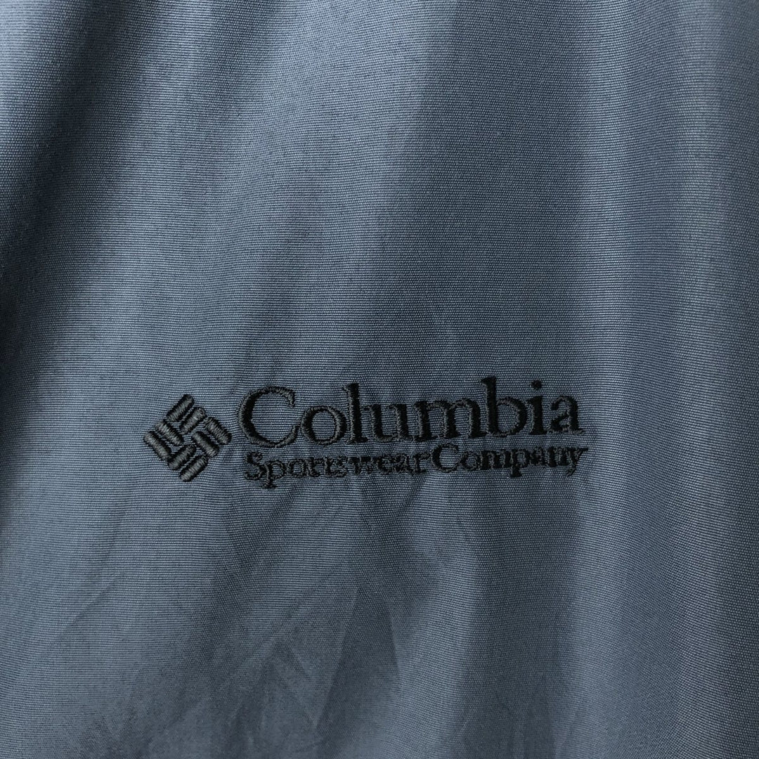 90s-00'S Vintage Columbia Men's Windbreaker, Size L unclear Charcoal Vintage Second Hand