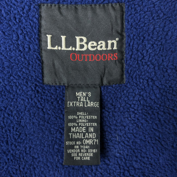 90s-00'S Vintage LLBean OUTDOORS Windbreaker, Men's Size XL polyester green type Vintage Second Hand