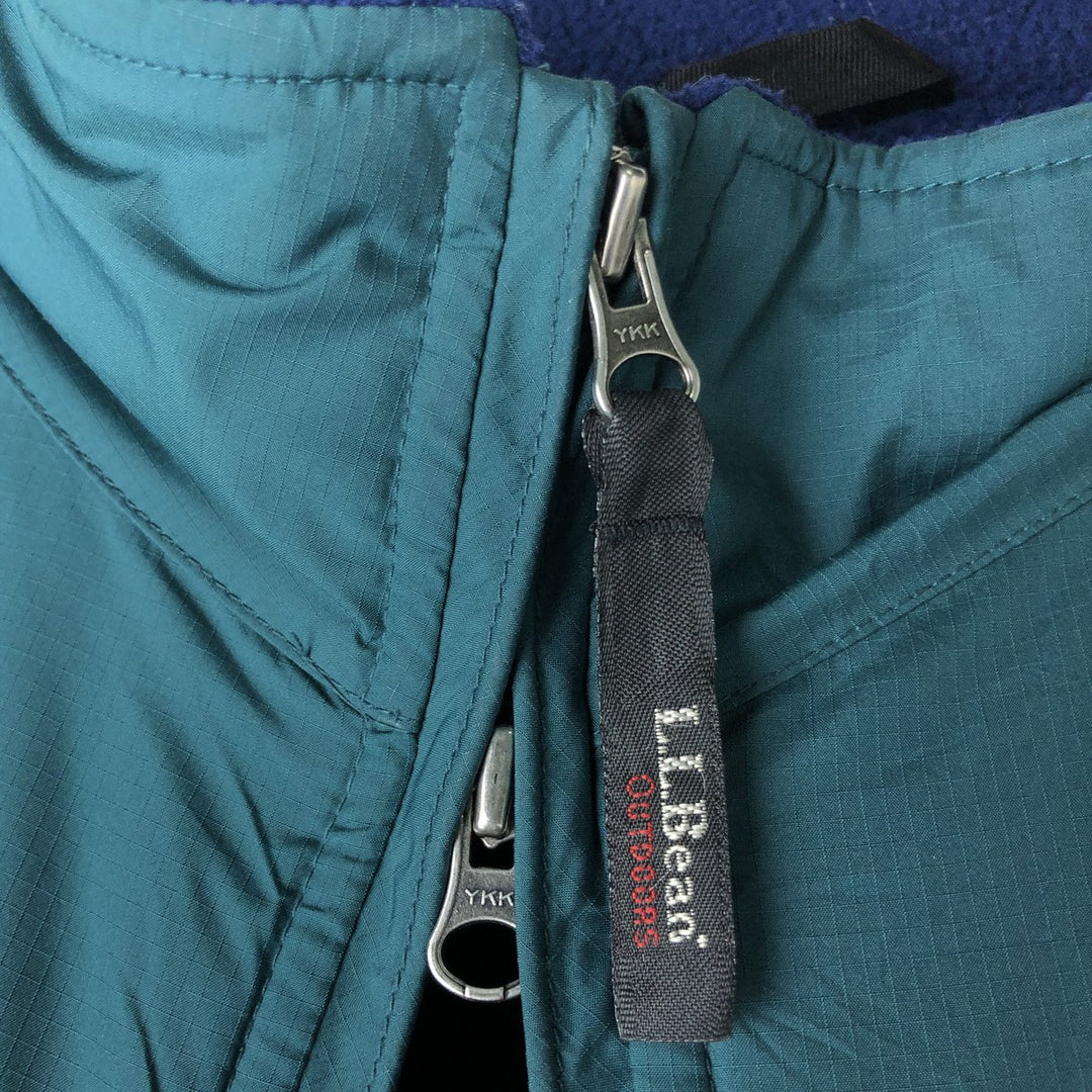 90s-00'S Vintage LLBean OUTDOORS Windbreaker, Men's Size XL polyester green type Vintage Second Hand