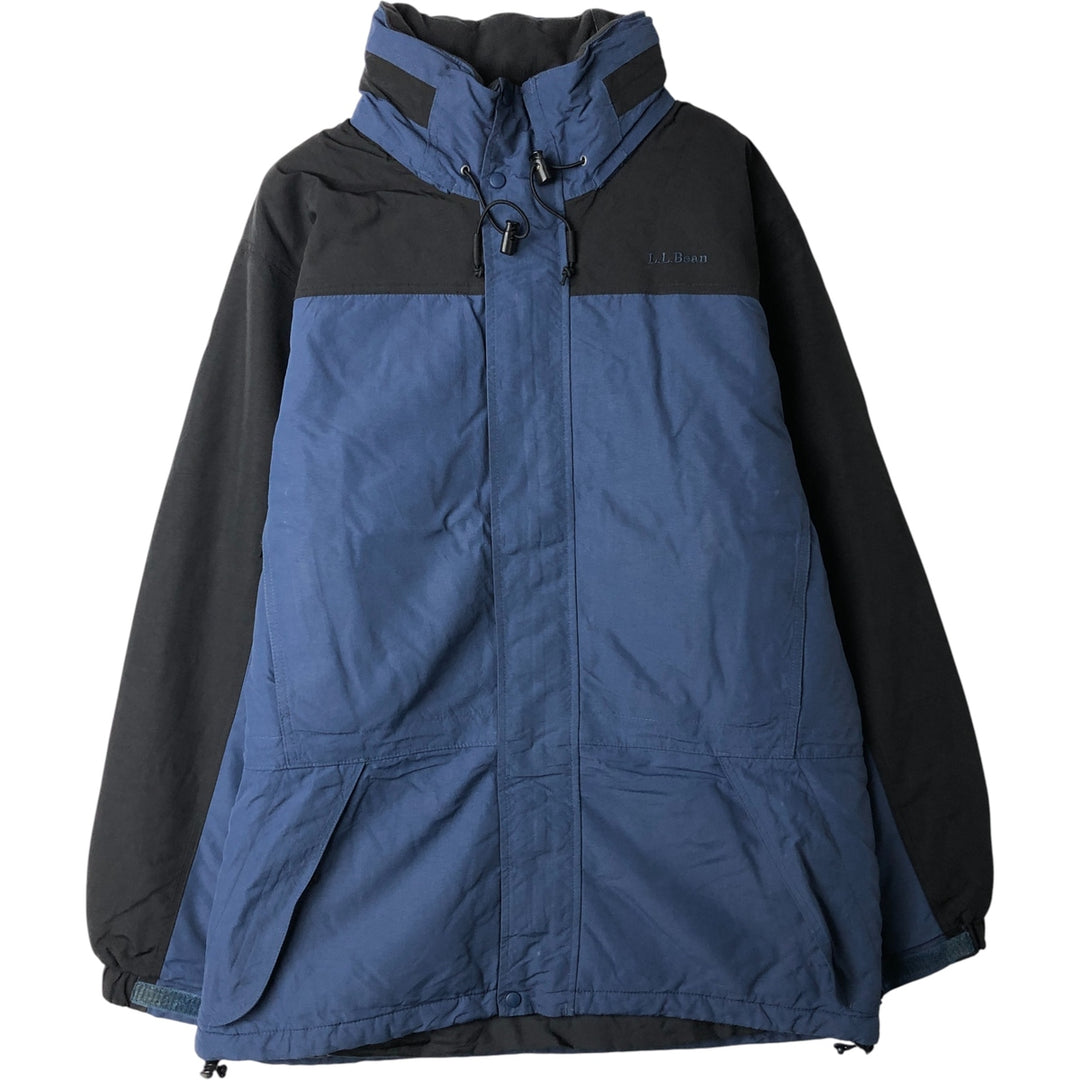 90s-00'S LLBean Padded Mountain Jacket, Shell Jacket, Puffer Jacket, Men's Size M Nylon navy blue type Vintage Second Hand