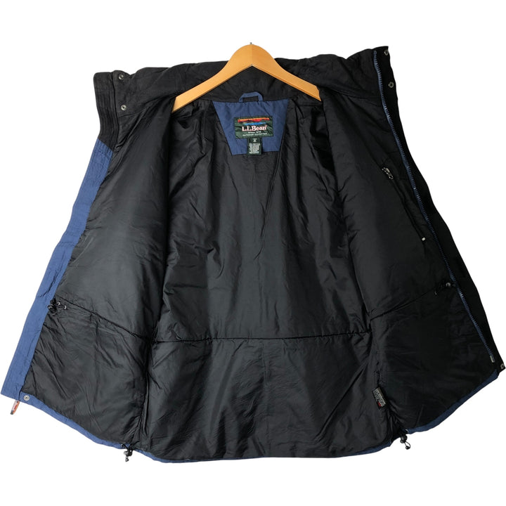 90s-00'S LLBean Padded Mountain Jacket, Shell Jacket, Puffer Jacket, Men's Size M Nylon navy blue type Vintage Second Hand