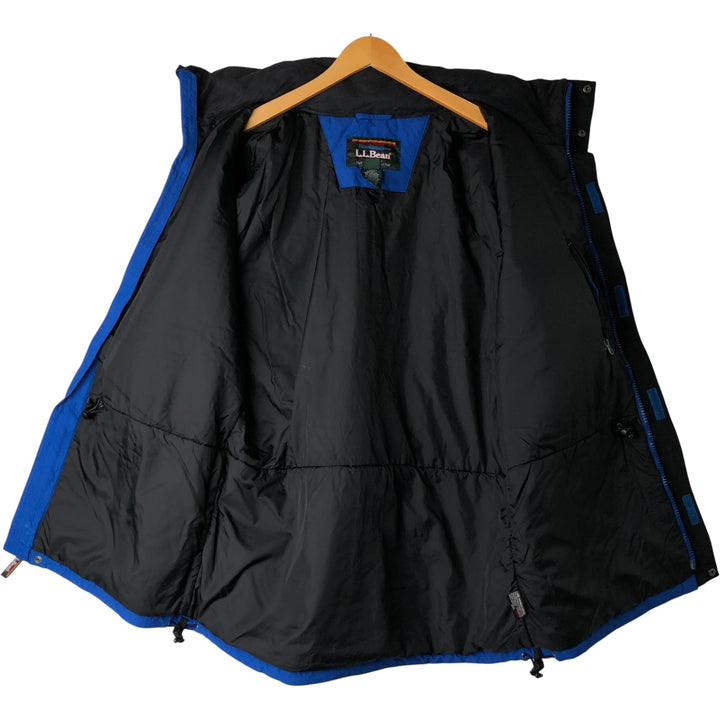 90s-00'S LLBean Padded Mountain Jacket, Shell Jacket, Puffer Jacket, Men's Size L Nylon blue type Vintage Second Hand
