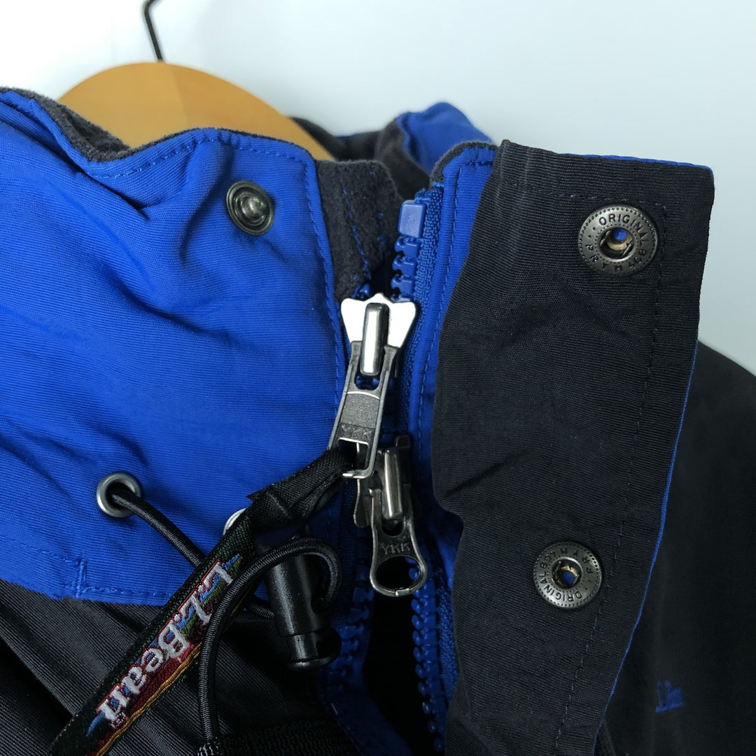 90s-00'S LLBean Padded Mountain Jacket, Shell Jacket, Puffer Jacket, Men's Size L Nylon blue type Vintage Second Hand