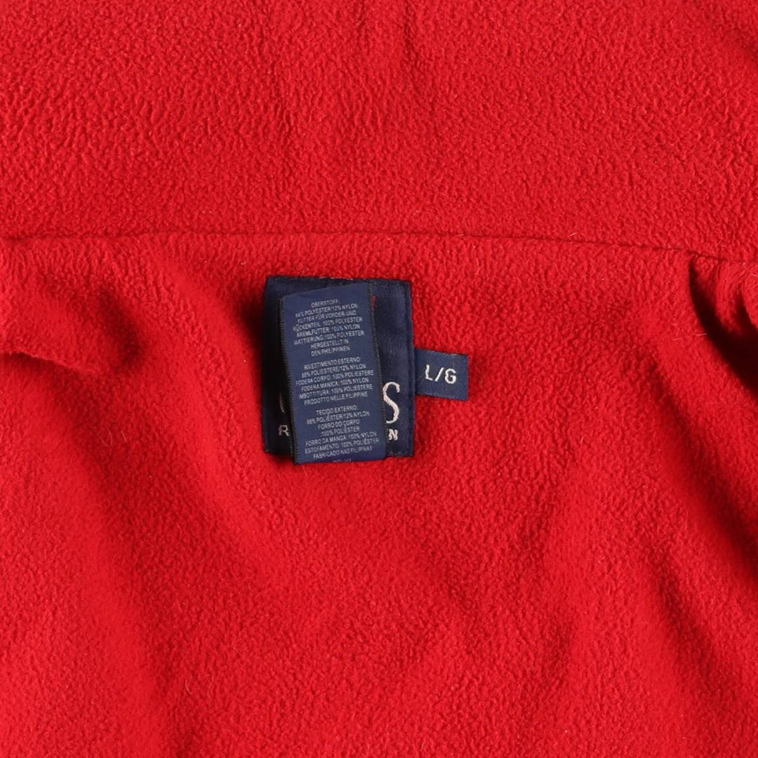 Ralph Lauren CHAPS padded puffer jacket, men's size L polyester navy blue type Vintage Second Hand