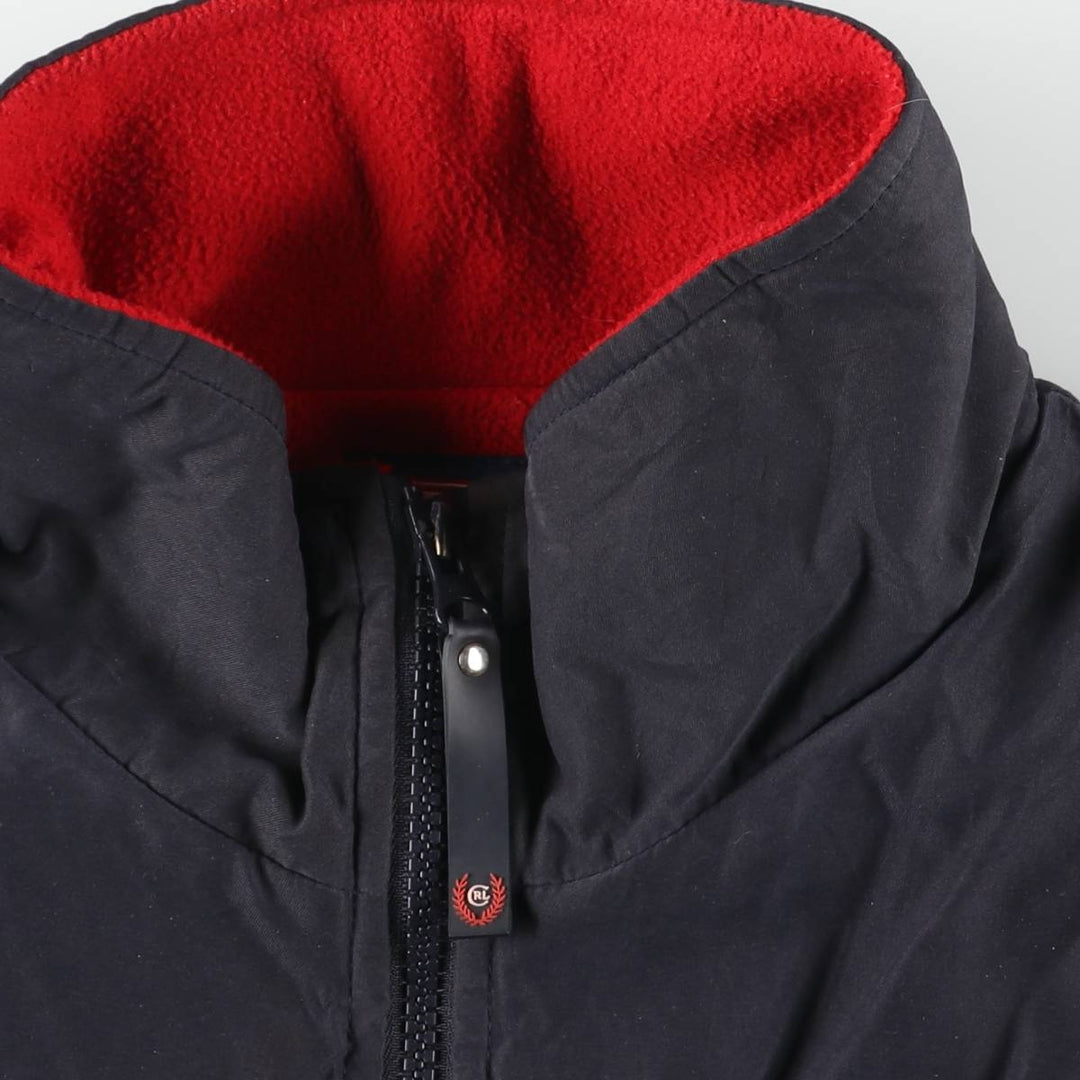 Ralph Lauren CHAPS padded puffer jacket, men's size L polyester navy blue type Vintage Second Hand
