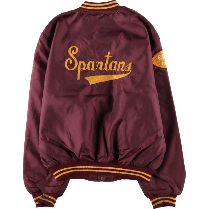 80s-90'S Richard A. Leslie Birdie Varsity Jacket, Made in USA, Men's Size L unclear wine-red Vintage Second Hand