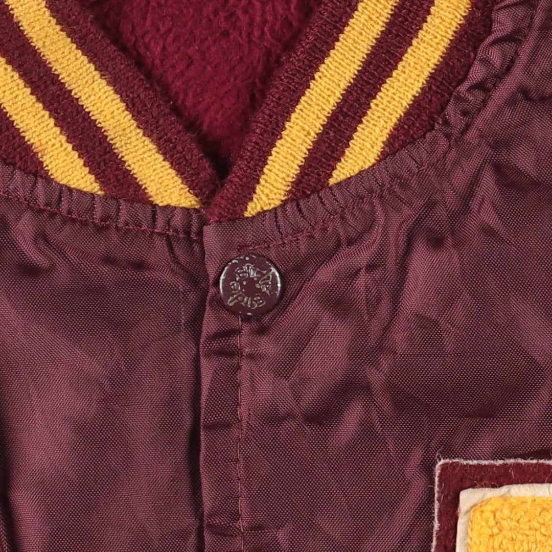 80s-90'S Richard A. Leslie Birdie Varsity Jacket, Made in USA, Men's Size L unclear wine-red Vintage Second Hand
