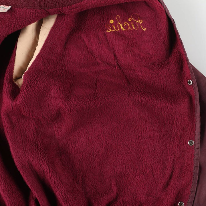 80s-90'S Richard A. Leslie Birdie Varsity Jacket, Made in USA, Men's Size L unclear wine-red Vintage Second Hand