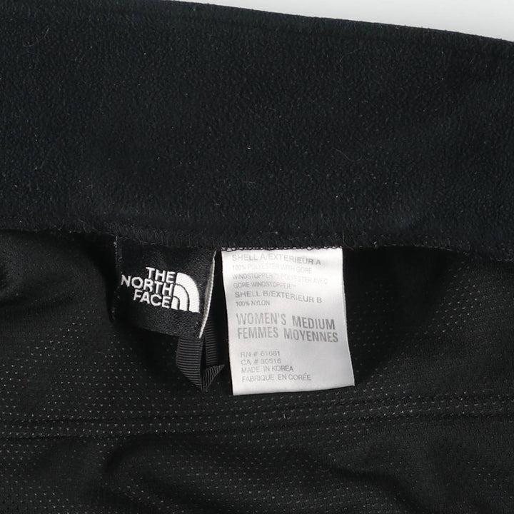 The North Face Gore Windstopper Fleece Jacket, Women's Size Medium polyester black type Vintage Second Hand