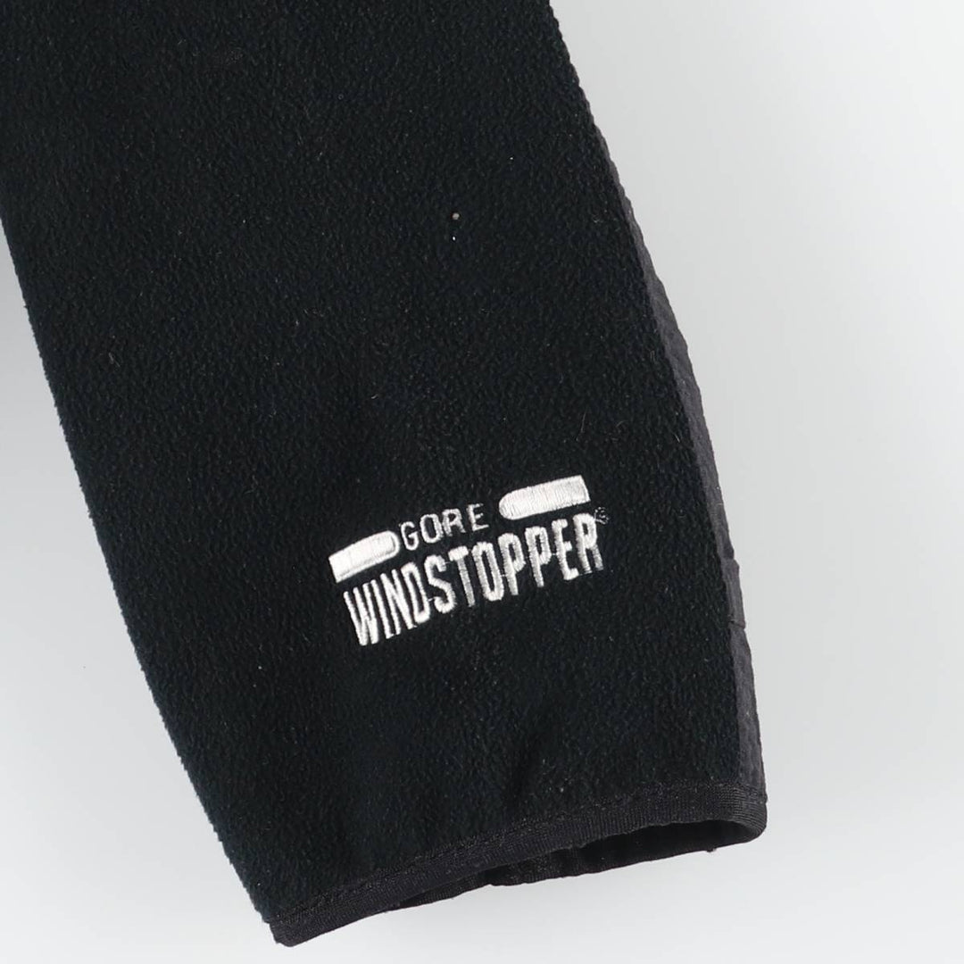 The North Face Gore Windstopper Fleece Jacket, Women's Size Medium polyester black type Vintage Second Hand