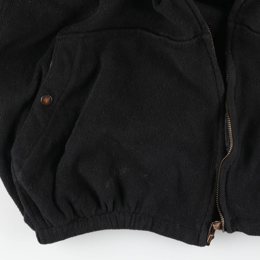 90'S Ralph Lauren POLO by Ralph Lauren swing-top fleece jacket, Made in USA, Men's XL polyester black type Vintage Second Hand