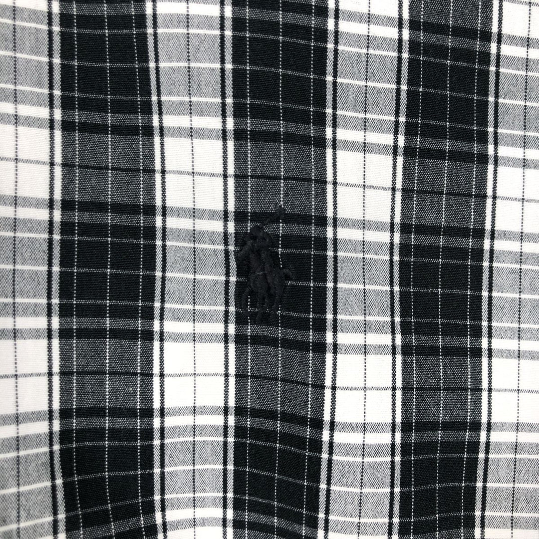Ralph Lauren POLO by Ralph Lauren Classic Fit Long Sleeve Cotton Shirt, Men's XL, Regular Collar cotton black type Vintage Second Hand