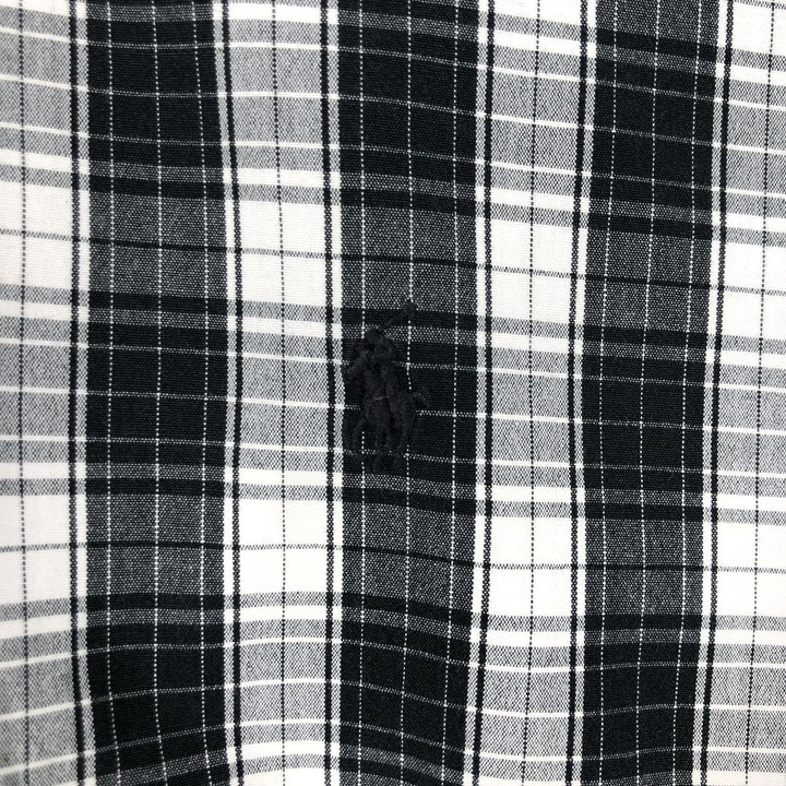 Ralph Lauren POLO by Ralph Lauren Classic Fit Long Sleeve Cotton Shirt, Men's XL, Regular Collar cotton black type Vintage Second Hand