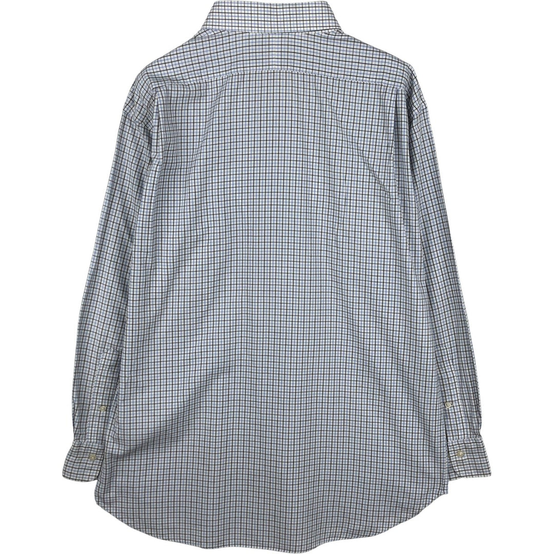 Ralph Lauren POLO by RALPH LAUREN REGENT CLASSIC FIT long-sleeved cotton shirt, men's size XL cotton white type Vintage Second Hand