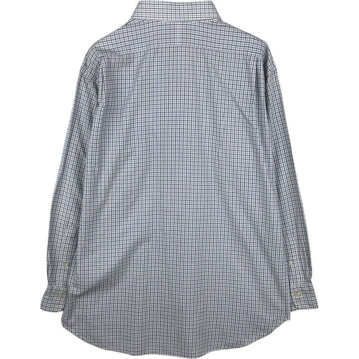 Ralph Lauren POLO by RALPH LAUREN REGENT CLASSIC FIT long-sleeved cotton shirt, men's size XL cotton white type Vintage Second Hand