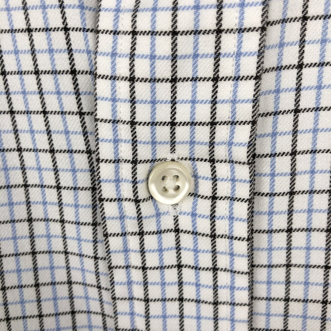Ralph Lauren POLO by RALPH LAUREN REGENT CLASSIC FIT long-sleeved cotton shirt, men's size XL cotton white type Vintage Second Hand