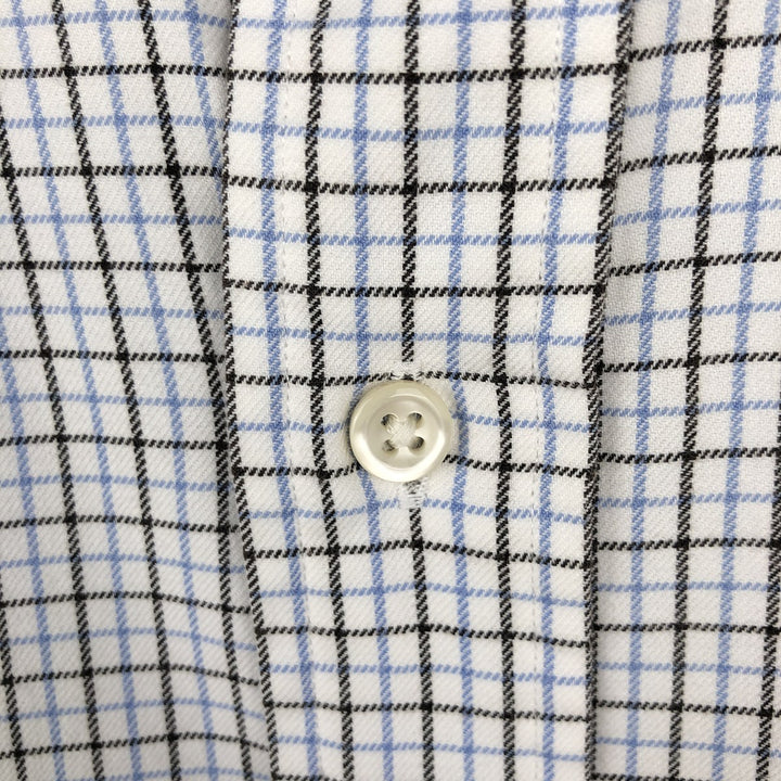 Ralph Lauren POLO by RALPH LAUREN REGENT CLASSIC FIT long-sleeved cotton shirt, men's size XL cotton white type Vintage Second Hand