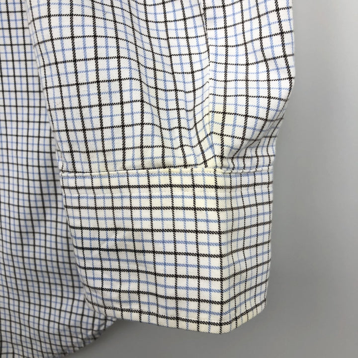 Ralph Lauren POLO by RALPH LAUREN REGENT CLASSIC FIT long-sleeved cotton shirt, men's size XL cotton white type Vintage Second Hand