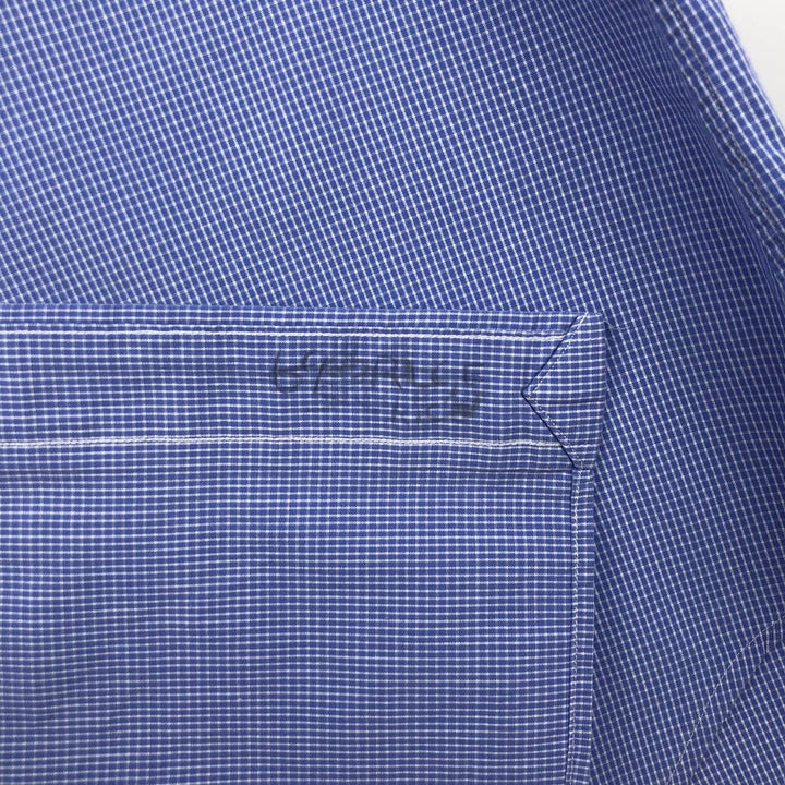 Ralph Lauren POLO by Ralph Lauren ANDREW Long Sleeve Cotton Check Shirt Men's XL cotton Blue type light blue Vintage Second Hand