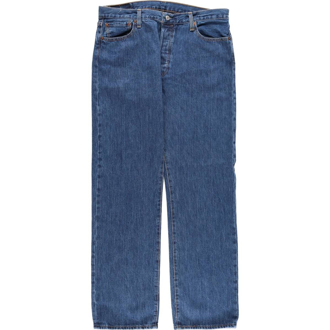 Levi's 501 straight denim pants for men, size W36 cotton navy blue type Vintage Second Hand