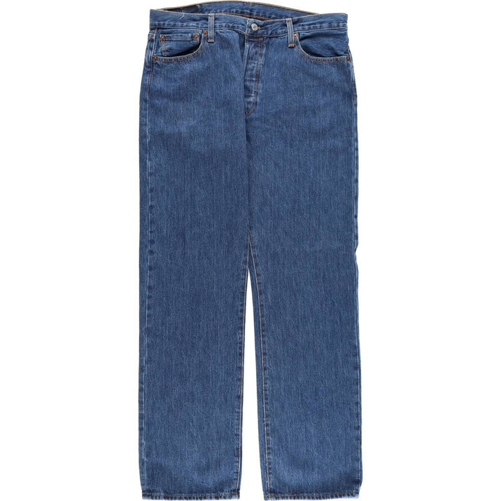 Levi's 501 straight denim pants for men, size W36 cotton navy blue type Vintage Second Hand