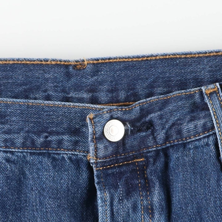 Levi's 501 straight denim pants for men, size W36 cotton navy blue type Vintage Second Hand