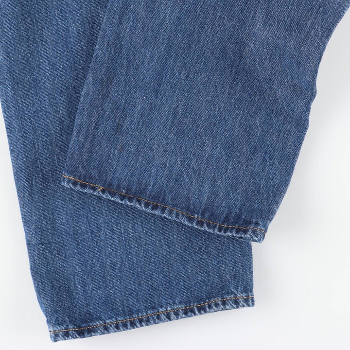 Levi's 501 straight denim pants for men, size W36 cotton navy blue type Vintage Second Hand