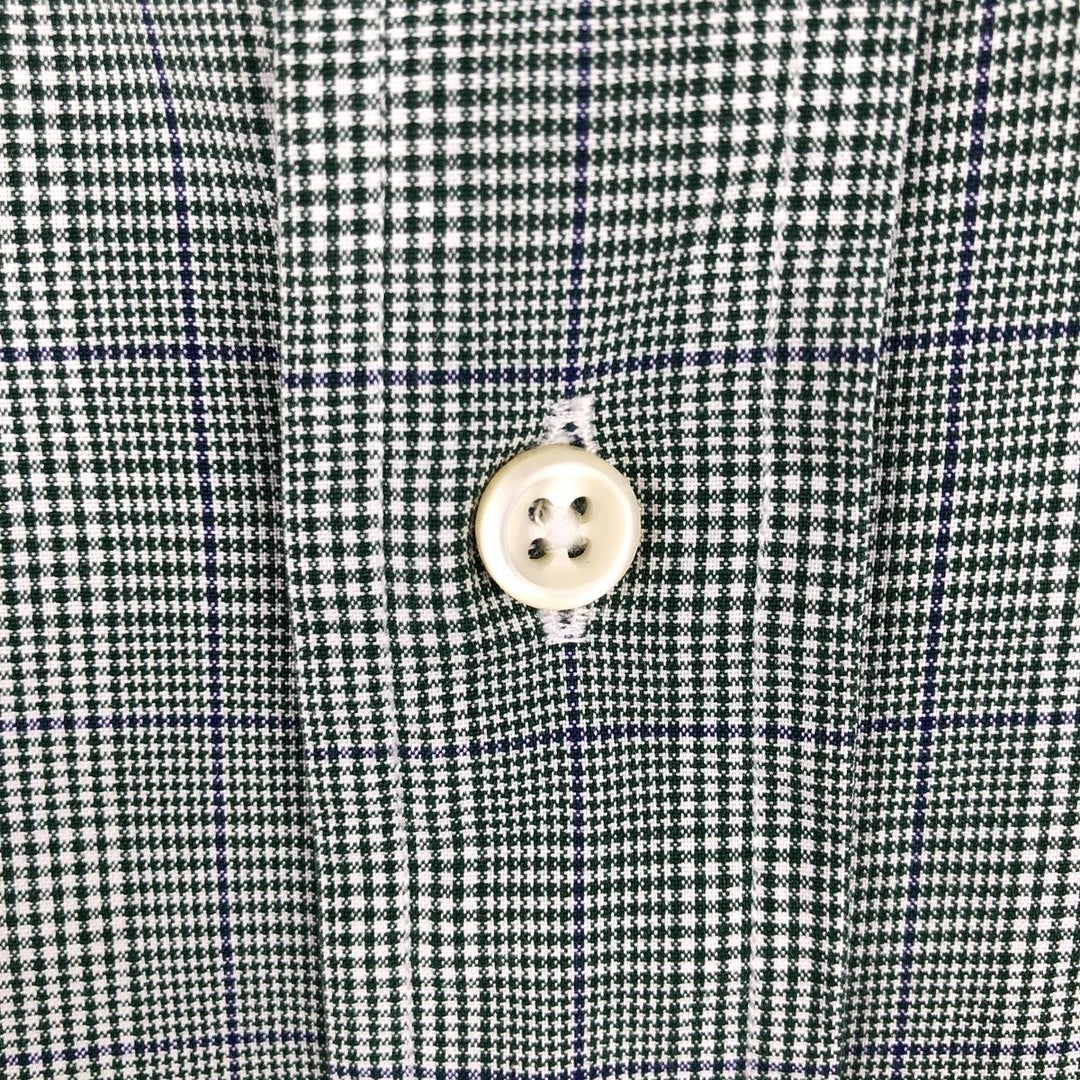 Ralph Lauren POLO by RALPH LAUREN REGENT CLASSIC FIT long-sleeved cotton shirt, men's size L, regular collar cotton green type Vintage Second Hand