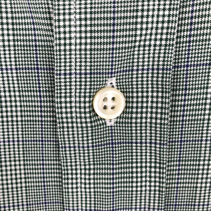 Ralph Lauren POLO by RALPH LAUREN REGENT CLASSIC FIT long-sleeved cotton shirt, men's size L, regular collar cotton green type Vintage Second Hand
