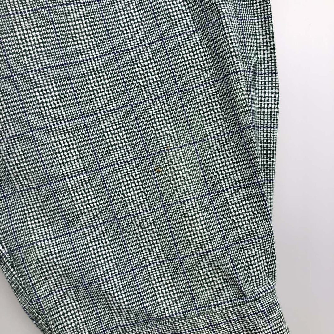 Ralph Lauren POLO by RALPH LAUREN REGENT CLASSIC FIT long-sleeved cotton shirt, men's size L, regular collar cotton green type Vintage Second Hand