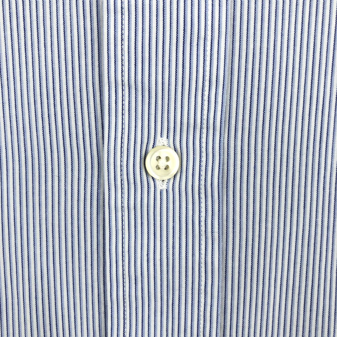 Ralph Lauren YARMOUTH Long Sleeve Button-Down Striped Shirt, Men's XL cotton white type Vintage Second Hand