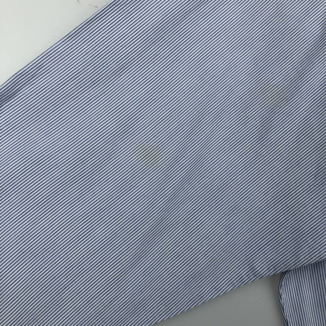 Ralph Lauren YARMOUTH Long Sleeve Button-Down Striped Shirt, Men's XL cotton white type Vintage Second Hand