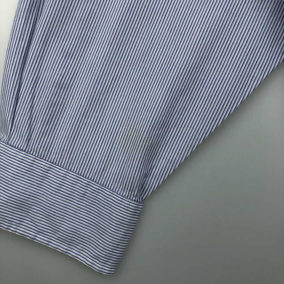 Ralph Lauren YARMOUTH Long Sleeve Button-Down Striped Shirt, Men's XL cotton white type Vintage Second Hand