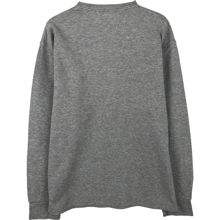 Ralph Lauren POLO RALPH LAUREN Thermal Long T-Shirt Men's XXL cotton gray type Vintage Second Hand