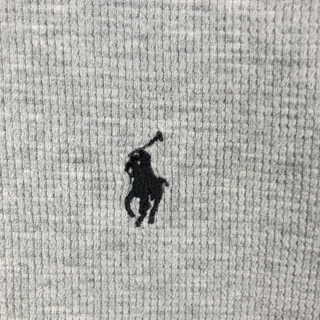 Ralph Lauren POLO RALPH LAUREN Thermal Long T-Shirt Men's XXL cotton gray type Vintage Second Hand