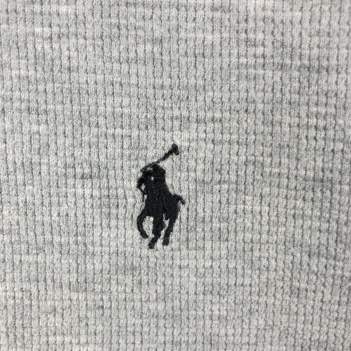 Ralph Lauren POLO RALPH LAUREN Thermal Long T-Shirt Men's XXL cotton gray type Vintage Second Hand