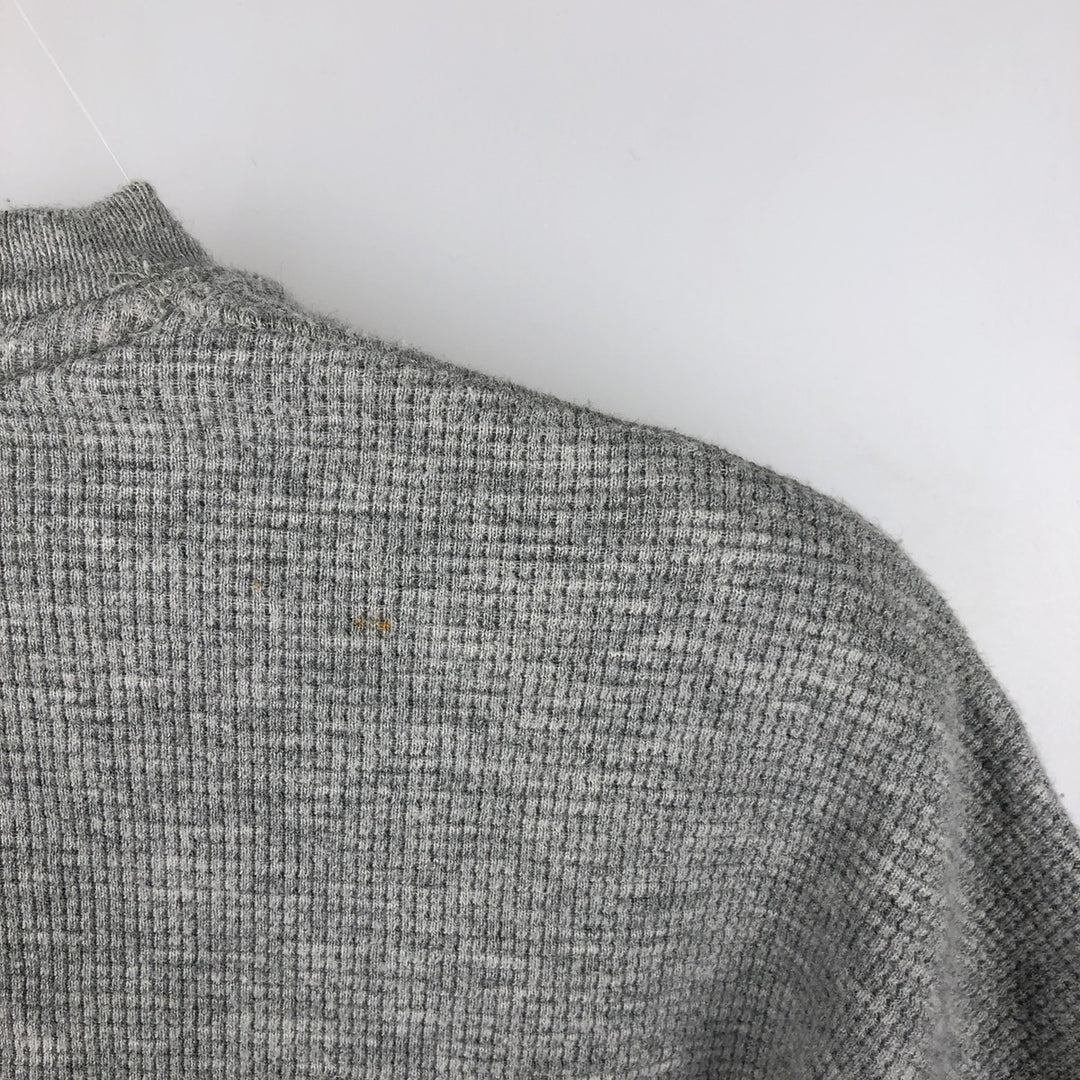 Ralph Lauren POLO RALPH LAUREN Thermal Long T-Shirt Men's XXL cotton gray type Vintage Second Hand