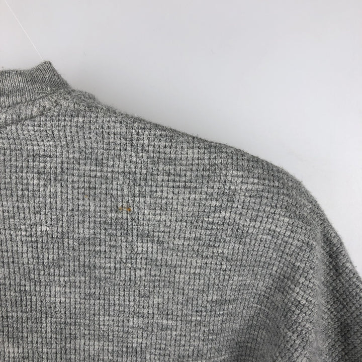 Ralph Lauren POLO RALPH LAUREN Thermal Long T-Shirt Men's XXL cotton gray type Vintage Second Hand