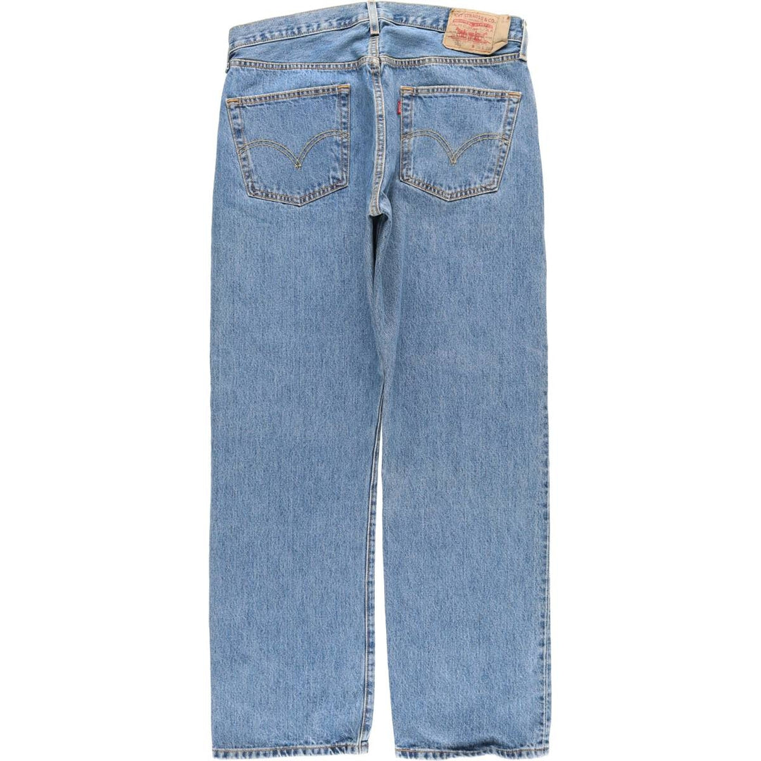 90s-00'S Vintage Levi's 501 Straight Denim Pants, Men's Size 35 (Approx.) cotton blue type Vintage Second Hand