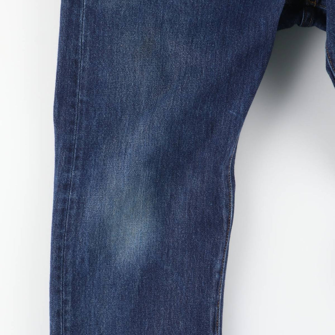 Levi's 501 straight denim pants for men, size W35 cotton navy blue type Vintage Second Hand