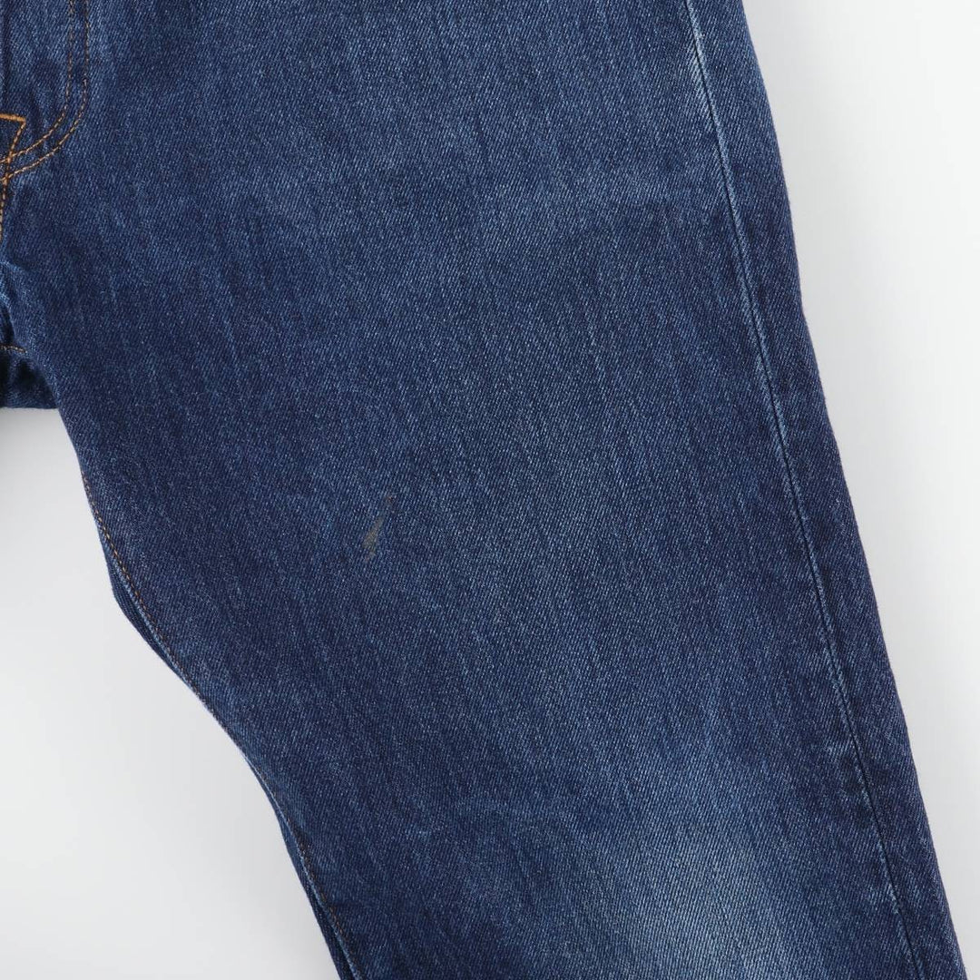Levi's 501 straight denim pants for men, size W35 cotton navy blue type Vintage Second Hand
