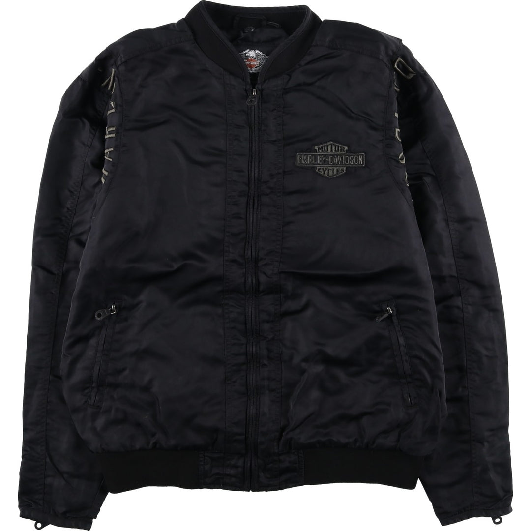 Harley-Davidson Nylon Jacket, Men's Size XL Nylon black type Vintage Second Hand