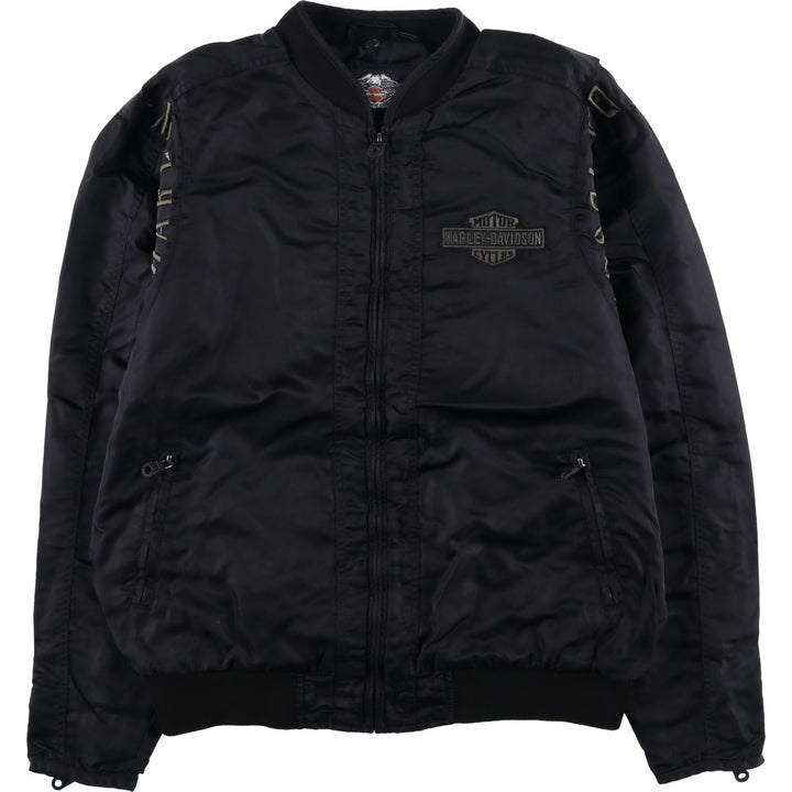 Harley-Davidson Nylon Jacket, Men's Size XL Nylon black type Vintage Second Hand