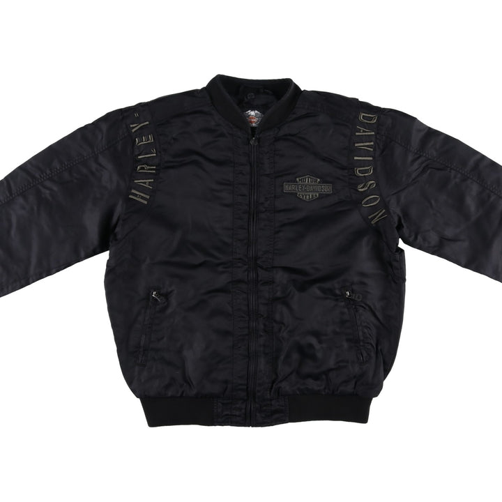 Harley-Davidson Nylon Jacket, Men's Size XL Nylon black type Vintage Second Hand