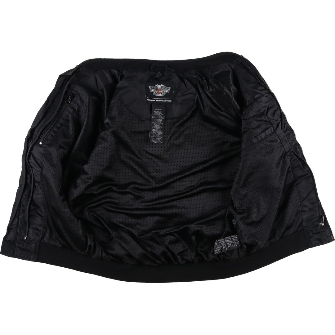 Harley-Davidson Nylon Jacket, Men's Size XL Nylon black type Vintage Second Hand